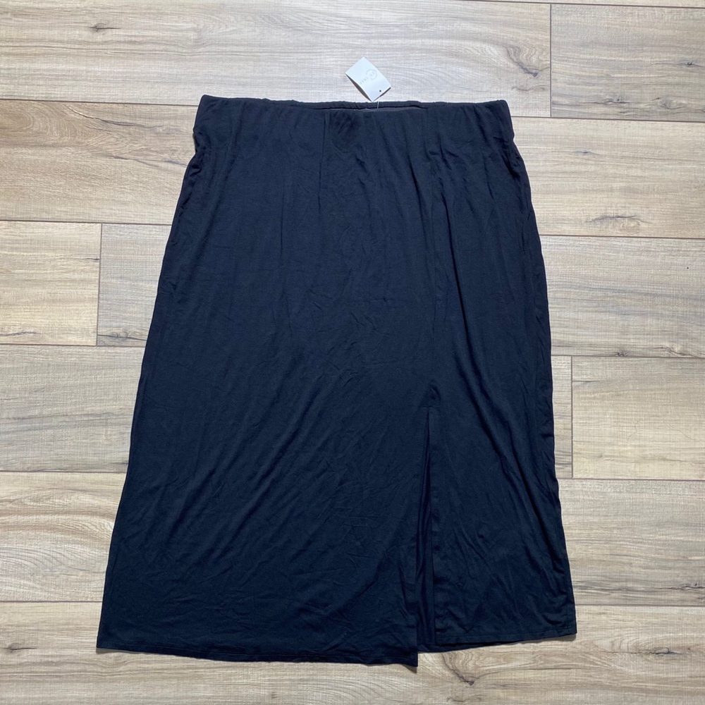 C Est. 1946‎ Womens Strapless Dress With Front Slit Size 14/16W Black